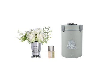 NEW Summer Posy in Green - Silver Vase | SPS01